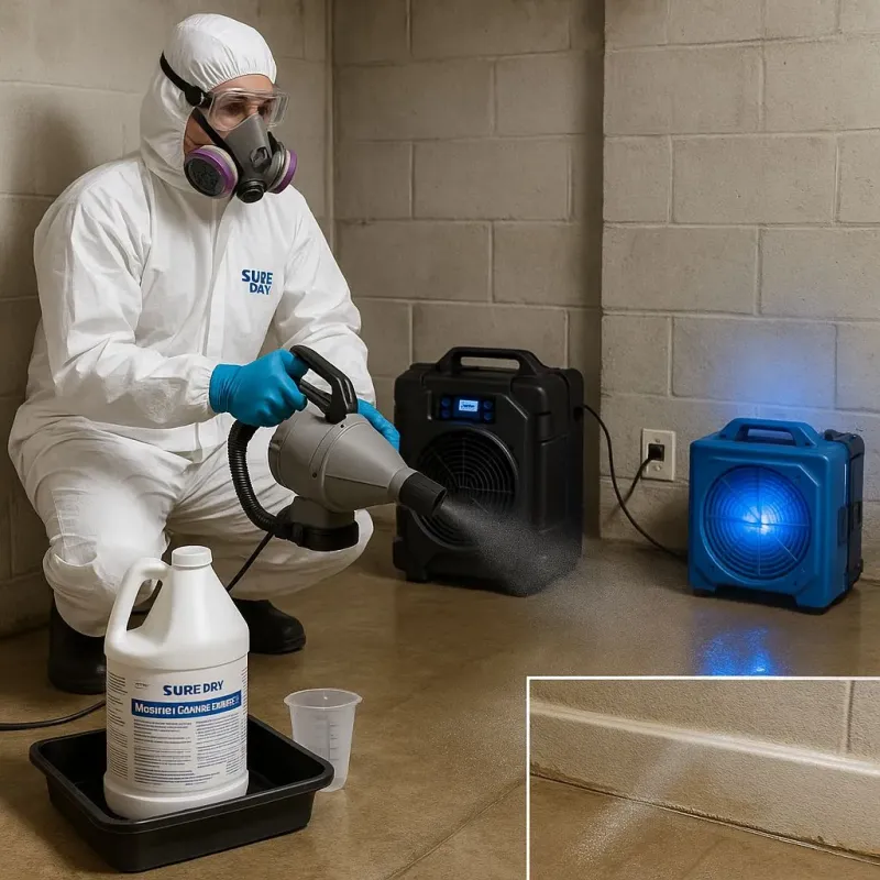 Sanitization and Odor Removal process in Clay County, FL